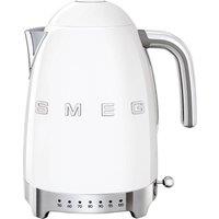 SMEG 50's Retro Style KLF04WHUK Jug Kettle - White, White