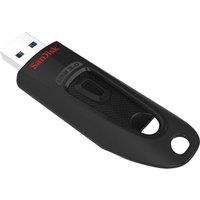 SANDISK Ultra USB 3.0 Memory Stick - 256 GB, Black, Black