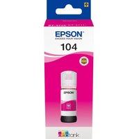 EPSON 104 Ecotank Magenta Ink Bottle, Magenta