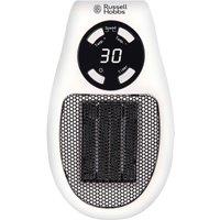 RUSSELL HOBBS RHPH2001 Ceramic Plug Heater - Black & White, White,Black