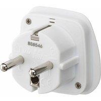 LOGIK LUKEU20 UK to EU Travel Plug Adapter, White