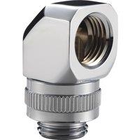 PHANTEKS Glacier M-F Rotary Fitting 90 - Chrome, Silver/Grey