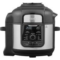 NINJA Foodi Max OP500UK Multi Pressure Cooker & Air Fryer - Black & Silver, Black,Silver/Grey