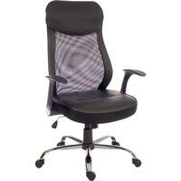 TEKNIK Curve Faux-Leather Tilting Executive Chair - Black