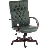 TEKNIK Warwick Bonded-leather Tilting Executive Chair - Green