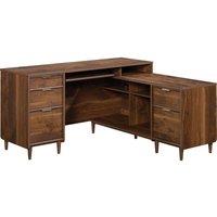 TEKNIK Clifton Place L-shaped Desk - Grand Walnut