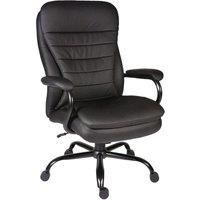 Teknik Goliath B991 Bonded Leather Reclining Executive Office Chair - Black