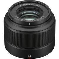 FUJIFILM Fujinon XC 35 mm f/2 Standard Prime Lens - Black, Black