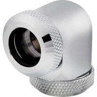 CORSAIR Hydro X Series XF Hardline 90 12 mm Fitting - Chrome, Pack of 2, Silver/Grey