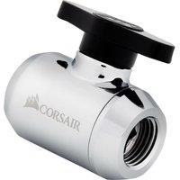 CORSAIR Hydro X Series XF Ball Valve - G1/4", Chrome, Silver/Grey