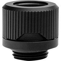 EK COOLING EK-Torque HTC 12 mm Compression Fitting - G1/4", Black, Black