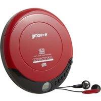 Groov-E Retro GV-PS110-RD Personal CD Player - Red