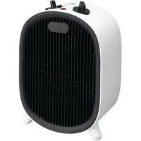 ESSENTIALS C20FHW20 Fan Heater - Black & White, White,Black