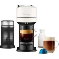 NESPRESSO by Magimix Vertuo Next 11710 Pod Coffee Machine with Milk Frother - White, White