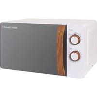 RUSSELL HOBBS Scandi RHMM713 Compact Solo Microwave - White, White