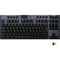 LOGITECH G915 TKL LIGHTSPEED RGB Wireless Mechanical Gaming Keyboard - Tactile, Black