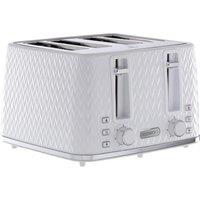 DAEWOO Argyle Collection SDA1864 4-Slice Toaster - White