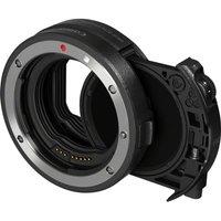 CANON EF-EOS R Drop-in Filter Mount Adapter with Drop-in Variable ND Filter A, Black