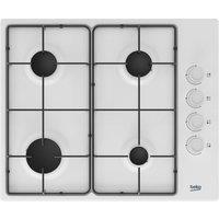 BEKO HIBG64120SW 61 cm Gas Hob - White, White