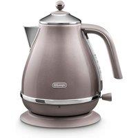 DELONGHI Icona Metallics KBOT3001.PK Jug Kettle - Violet, White