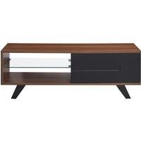 TTAP Miami 1050 mm TV Stand - Walnut, Clear,Brown,Black