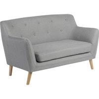 TEKNIK Skandi 2-Seater Fabric Sofa - Grey