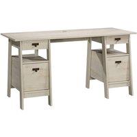 TEKNIK Executive Trestle Desk - Chalked Chestnut