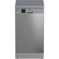 BEKO DVS04X20X Slimline Dishwasher - Stainless Steel, Stainless Steel