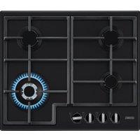 ZANUSSI ZGNN645K 60 cm Gas Hob - Black, Black