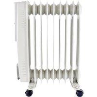 STAY WARM F2602GR Portable Oil-Filled Radiator - Grey, Silver/Grey