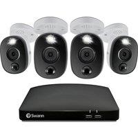 SWANN SWDVK-856804WL-EU 8-channel 4K Ultra HD DVR Security System - 1 TB, 4 Cameras, White