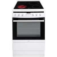 AMICA 608CE2TAW 60 cm Electric Ceramic Cooker - White, White