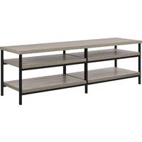 DOREL HOME Elmwood 1763096PCOMUK 1524 mm TV Stand - Grey Oak, Silver/Grey