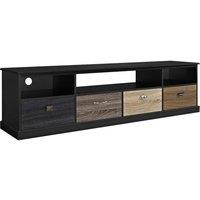 DOREL HOME 1773196PCOMUK Mercer 1829 mm TV Stand - Black, Black