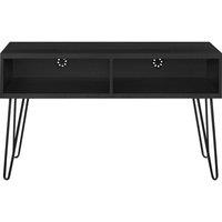 DOREL HOME Owen Retro 1748296COMUK 1067 mm TV Stand  Black Oak, Black