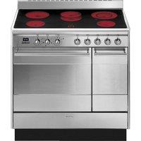 SMEG Concert SUK92CMX9 90 cm Electric Ceramic Range Cooker - Stainless Steel, Stainless Steel