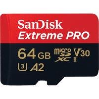 SANDISK Extreme Pro Class 10 microSDXC Memory Card - 64 GB