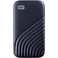 WD My Passport Portable External SSD - 500 GB, Blue, Blue