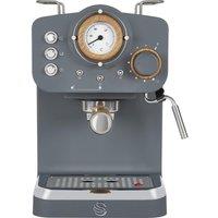 SWAN Nordic Pump Espresso SK22110GRYN Coffee Machine - Grey, Silver/Grey