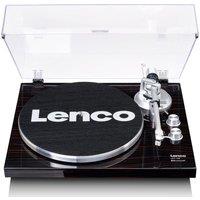 LENCO LBT-188 Belt Drive Bluetooth Turntable - Walnut, Brown