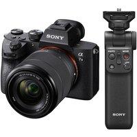 Sony a7 III Mirrorless Camera with 28-70 mm f/3.5-5.6 Zoom Lens & Shooting Grip Bundle, Black