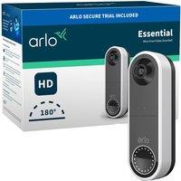 ARLO AVD2001-100EUS Video Doorbell - Black & White, Black,White