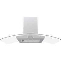 LOGIK L90CHDG21 Chimney Cooker Hood - Stainless Steel & Glass, Stainless Steel