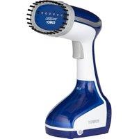 TOWER CeraGlide T22014BLU Hand Steamer - Blue & White