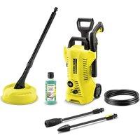 KARCHER K2 Power Control Home Pressure Washer - 110 bar, Black,Yellow