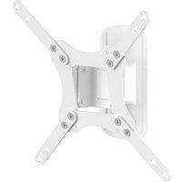 AVF MRL22W Tilt & Swivel 12-39" Monitor Bracket - White, White