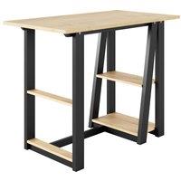 ALPHASON Penzance AW3140 Desk - Black & Oak