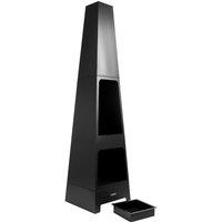 TOWER Obelisk T978509 Outdoor Chiminea - Black