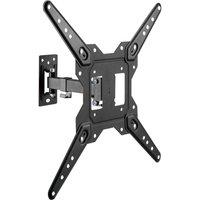SBOX LCD-441 Full Motion 23-55" TV Bracket, Black