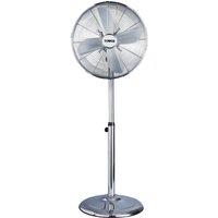 TOWER T637000 Portable 16? Pedestal Fan - Silver, Silver/Grey